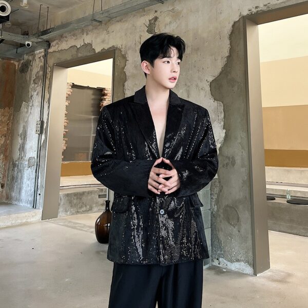 Cai Xukun's same sequined jacket - Image 2