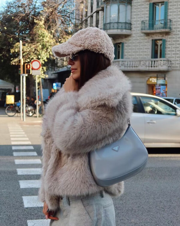 Faux Fur Jacket - Image 3