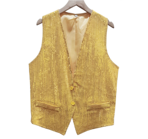 Sequined sleeveless vest - Image 7